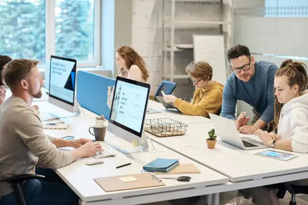 Business recycling in office environment